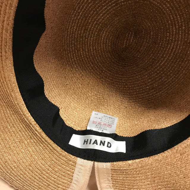 麦わら帽子 HIAND レディースの帽子(麦わら帽子/ストローハット)の商品写真