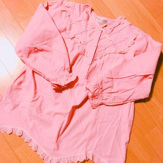 ロキエ(Lochie)の♥vintage お花モチーフスカラップブラウス(シャツ/ブラウス(長袖/七分))