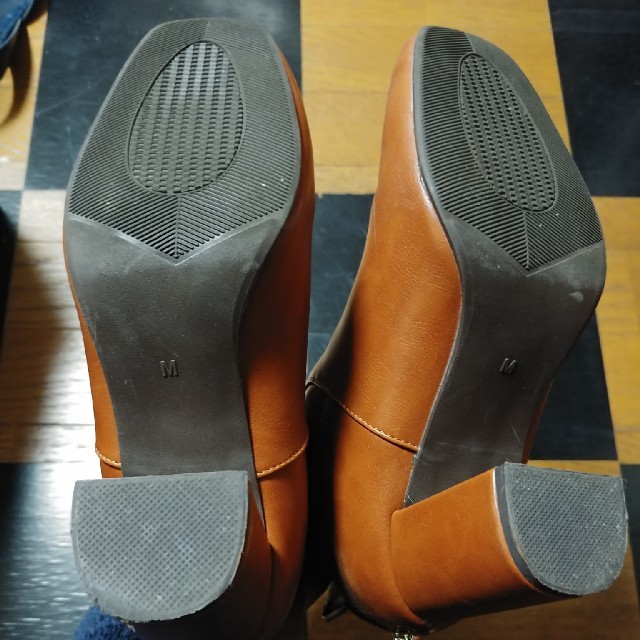 GU(ジーユー)のGU ブラウンショートブーツ サイズM レディースの靴/シューズ(ブーツ)の商品写真