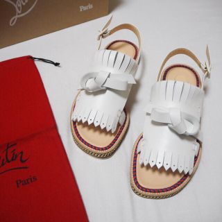 クリスチャンルブタン(Christian Louboutin)の【シンクロかえる様専用】クリスチャンルブタン フラットサンダル(サンダル)