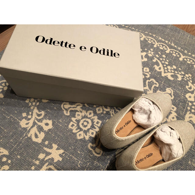 Odette e Odile(オデットエオディール)のR様専用【新品未使用！】大人気のodette e odileウェッジパンプス レディースの靴/シューズ(ハイヒール/パンプス)の商品写真