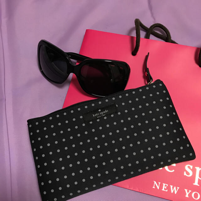 kate spade new york(ケイトスペードニューヨーク)のケイトスペード♠︎ノベルティポーチ♠︎未使用 レディースのファッション小物(ポーチ)の商品写真