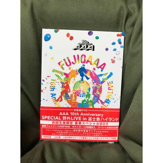 トリプルエー(AAA)の【DVD】FUJIQ AAA 10th anniversary 初回盤(ミュージック)