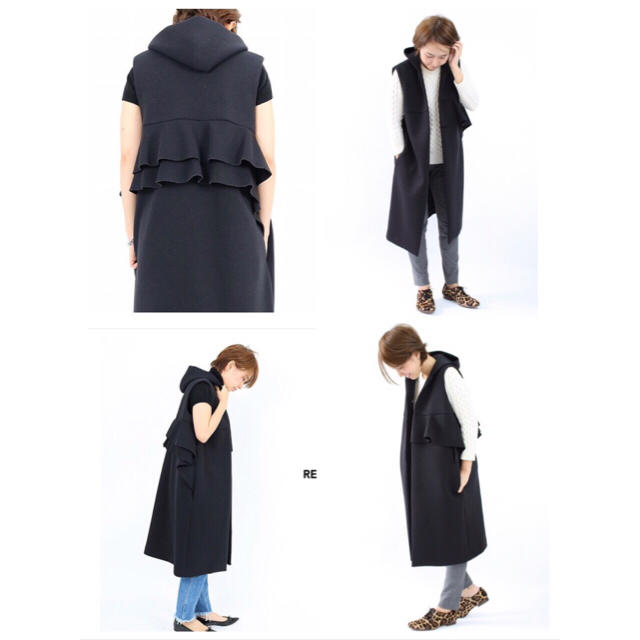 ♡美品♡ yori ボンディングロング ジレ ブラック ヨリ - その他 ♡美品♡ yori ボンディングロング ジレ ブラック ヨリ - その他
