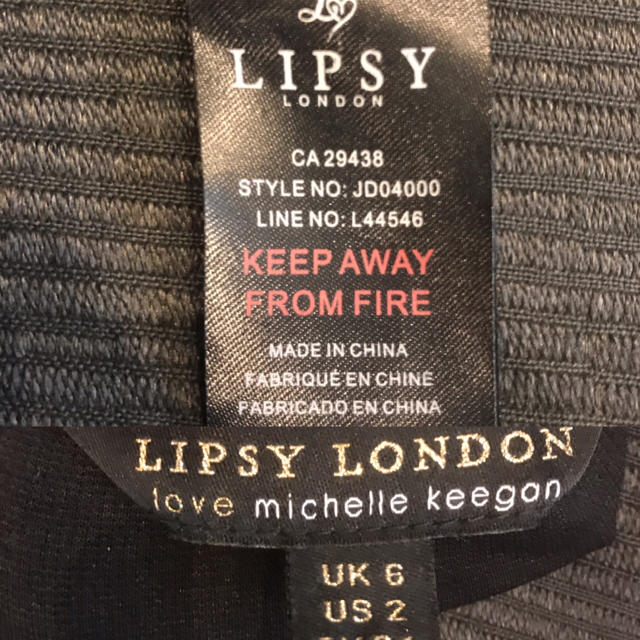Lipsy(リプシー)の日本未入荷☆Lipsy Vネックプリーツラップワンピース レディースのフォーマル/ドレス(ミディアムドレス)の商品写真