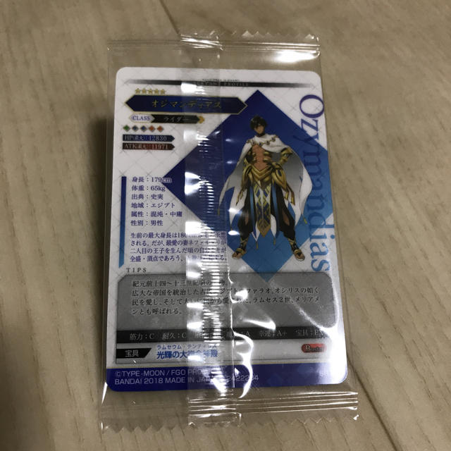Fate Grand Orderウエハース2 フェイト Sr オジマンディアスの通販 By ストリーマ S Shop ラクマ Fate Grand Orderウエハース2 フェイト Sr オジマンディアスの通販 By ストリーマ S Shop ラクマ