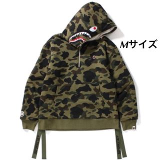 アベイシングエイプ(A BATHING APE)のAPE 1ST CAMO SHARK SHERPA PULLOVERHOODIE(パーカー)