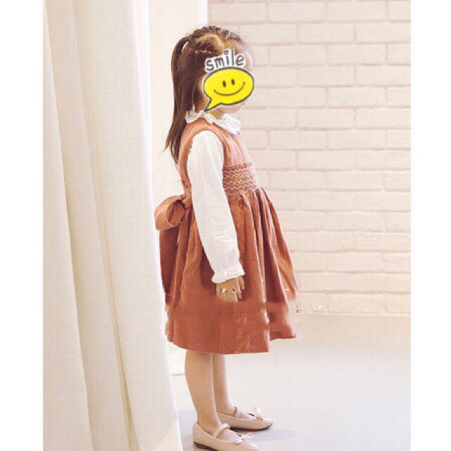 再入荷プリンセス なりきり 女の子 スモッキング ワンピース 3~7歳 キッズ/ベビー/マタニティのキッズ服女の子用(90cm~)(ワンピース)の商品写真