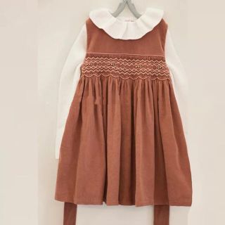 再入荷プリンセス なりきり 女の子 スモッキング ワンピース 3~7歳(ワンピース)