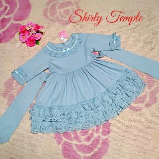 シャーリーテンプル(Shirley Temple)の♡873♡シャーリーテンプル♡５段フリル♪レース♡ワンピース♪☆♡110cm♡(ワンピース)