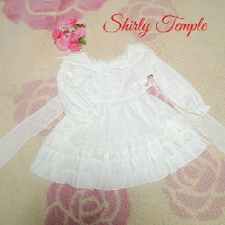 シャーリーテンプル(Shirley Temple)の♡877♡シャーリーテンプル♡アリス♪エプロン付き♡ワンピース♪☆♡110cm♡(ワンピース)