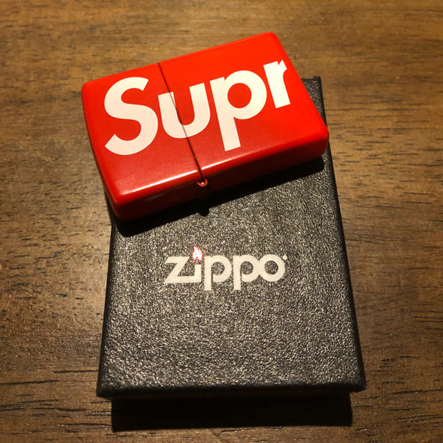 Supreme Logo Zippo "Red"