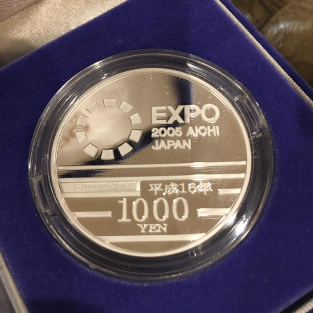 愛・地球博 2005年 日本国際博覧会記念  1万円金貨、千円銀貨プルーフセット エンタメ/ホビーの美術品/アンティーク(貨幣)の商品写真