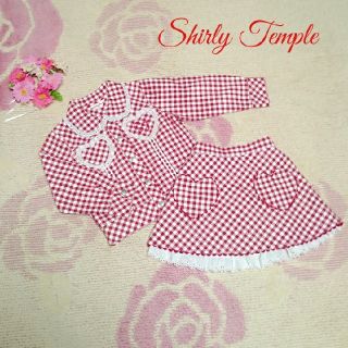 シャーリーテンプル(Shirley Temple)の♡881♡シャーリーテンプル♡ギンガム♪♡ハートレース♡セット♪☆♡110cm♡(スカート)