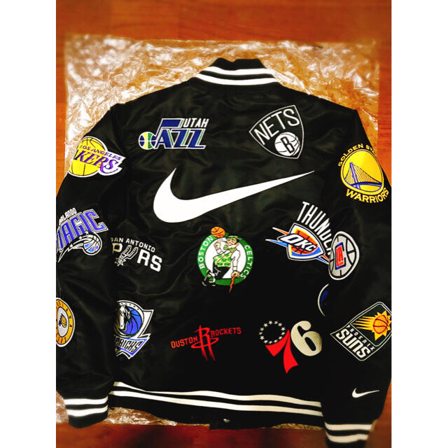 Supreme - supreme NIKE NBA jacket black Lサイズの通販 by goldfinger's shop｜シュプリームならラクマ 格安NEW