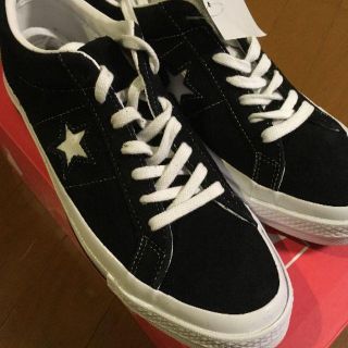 コンバース(CONVERSE)のコンバース　ワンスター　プレミアムスウェード　ブラック(スニーカー)