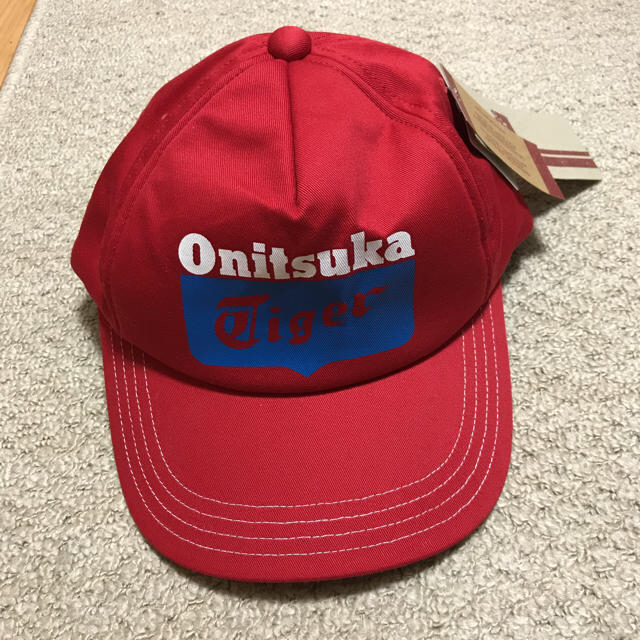 Onitsuka Tiger(オニツカタイガー)のOnitsuka Tiger キャップ レッド メンズの帽子(キャップ)の商品写真
