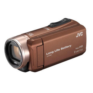 ケンウッド(KENWOOD)のJVC ビデオカメラ Everio R   ライトブラウン GZ-F200-T(ビデオカメラ)