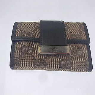 グッチ(Gucci)のGUCCI 鍵ーケースグッチ GUCCI キーケース GGキャンバス ベージュ (キーケース)