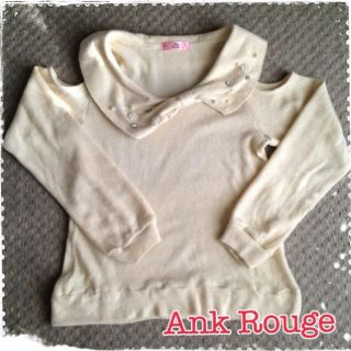 アンクルージュ(Ank Rouge)のAnk Rougeの肩あきプルオーバー(カットソー(長袖/七分))