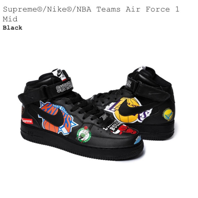 Supreme×NIKE×NBA AIR FORCE1 28.5㎝ US10.5