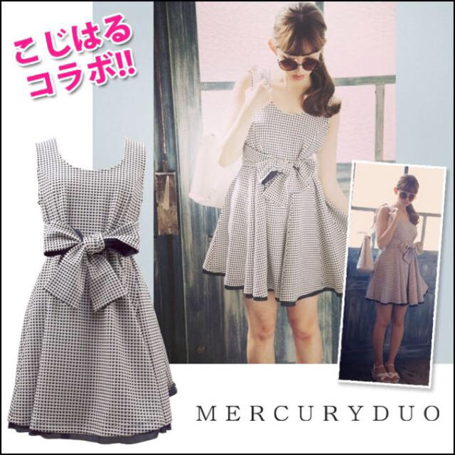 MERCURYDUO(マーキュリーデュオ)の値下げ！こじはるコラボワンピ♡ レディースのワンピース(ミニワンピース)の商品写真