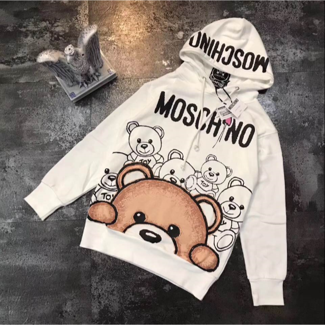 人気商品】 レディースパーカー MOSCHINOパーカー Mmxixmoschino