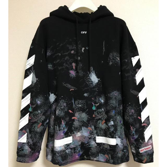 オフホワイト ギャラクシー パーカー Off-White GALAXY ブラック