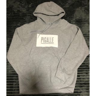 ピガール(PIGALLE)のPIGALLE パーカー ピガール グレー S(パーカー)