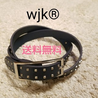 ダブルジェーケー(wjk)の【wjk】送料無料　studs belt　 20mm(ベルト)