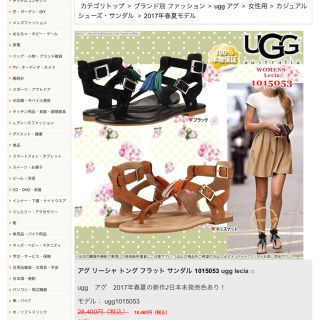 アグ(UGG)のUGG 新品(サンダル)