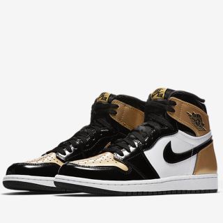 ナイキ(NIKE)のエアジョーダン1 24cm NRG GOLD airjordan ゴールド(スニーカー)