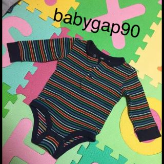 ベビーギャップ(babyGAP)のベビーギャップ  長袖ロンパース90 肌着パジャマ トップスTシャツ(ロンパース)