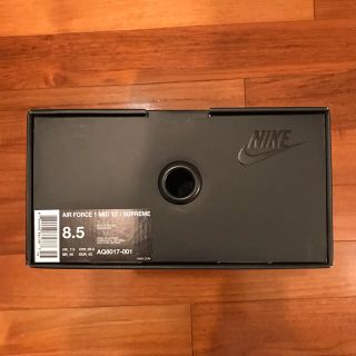 シュプリーム(Supreme)の黒 26.5 supreme nike エアフォース1 ミッド NBA(スニーカー)