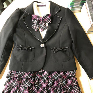 ヒロミチ ナカノ 女の子 スーツ 130 卒園式 入学式 美品(ドレス/フォーマル)