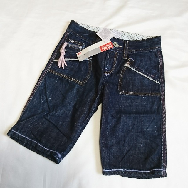 DIESEL(ディーゼル)の新品☆DIESEL デニム ハーフパンツ ６ キッズ/ベビー/マタニティのキッズ服女の子用(90cm~)(パンツ/スパッツ)の商品写真