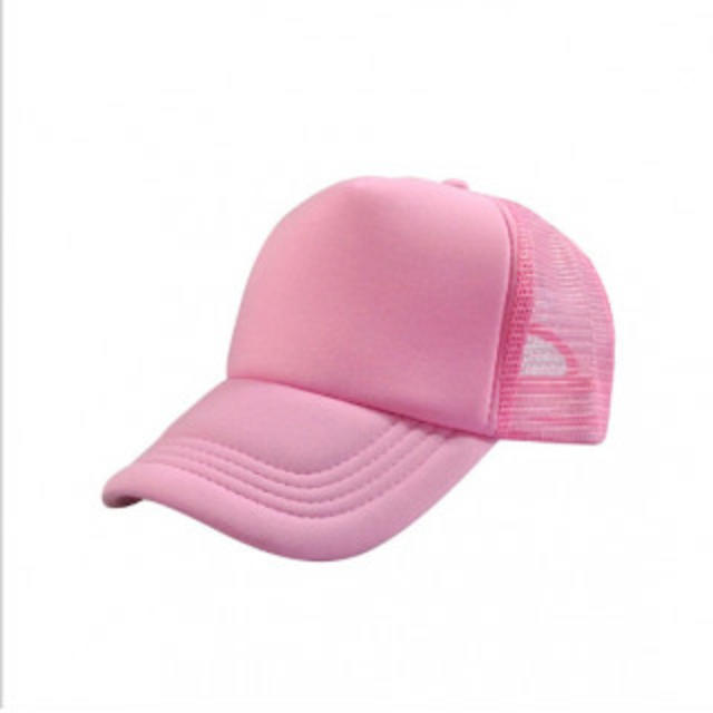 激安 無地メッシュキャップ 深さもあり形がいい 帽子 ピンク あすつく CAP 使い勝手の良い