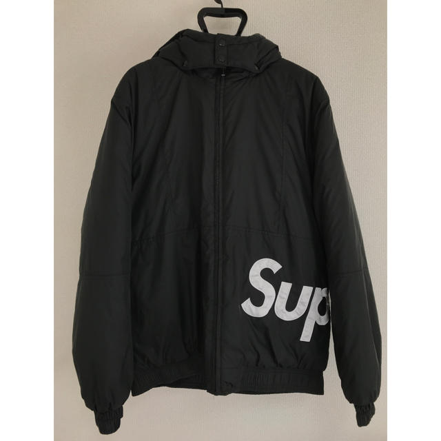 Supreme(シュプリーム)のsupreme Sideline Logo parka black シュプリーム メンズのジャケット/アウター(ダウンジャケット)の商品写真