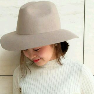 ルクールブラン(le.coeur blanc)のルクールブラン BENELLI HAT ベージュ(ハット)