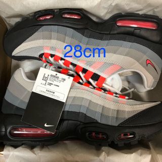 ナイキ(NIKE)の込 nike air max 95 solar red 28cm(スニーカー)