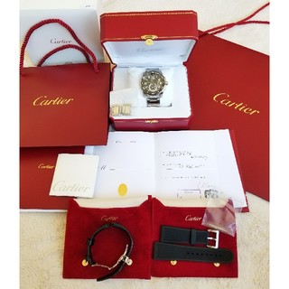 カルティエ(Cartier)のプラチナム様専用カルティエ  カリブル ダイバーベルト完全品 W7100057(腕時計(アナログ))