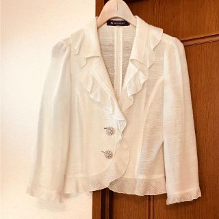 エムズグレイシー(M'S GRACY)のまりまま様専用♡エムズグレイシー 白のジャケット(テーラードジャケット)