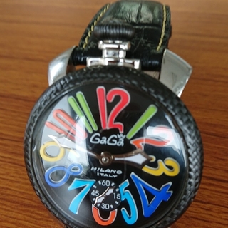 ガガミラノ(GaGa MILANO)のゆーま様専用  ガガミラノマヌアーレ48㎜(腕時計(アナログ))