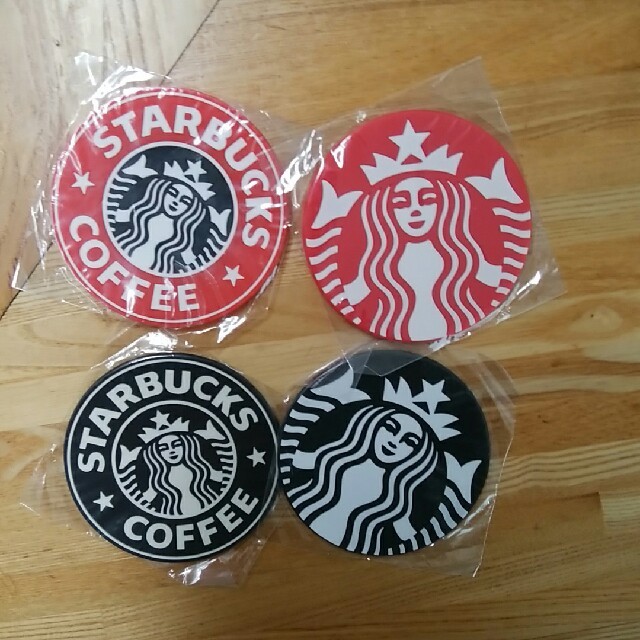 Starbucks Coffee(スターバックスコーヒー)のコースター ハンドメイドの生活雑貨(キッチン小物)の商品写真