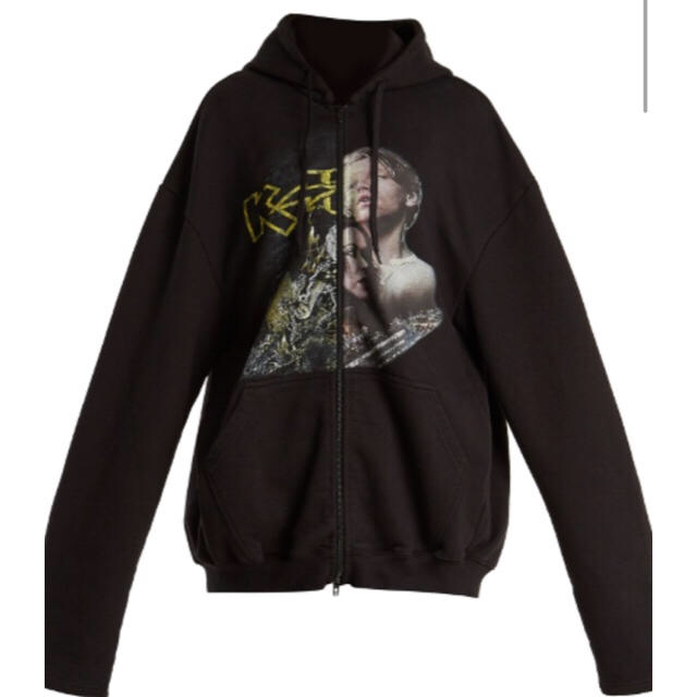 数量限定セール Balenciaga 新品 S プリントジップパーカー 17AW