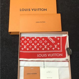 シュプリーム(Supreme)のsupreme louis vuitton モノグラムバンダナ(バンダナ/スカーフ)