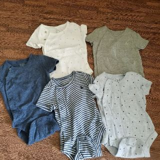 ベビーギャップ(babyGAP)のご専門となります。ギャップ　ベビー　ロンパース　半袖　5枚セット(ロンパース)