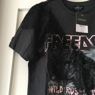 トップショップ(TOPSHOP)のトップショップ  リメイク風Tシャツ(Tシャツ(半袖/袖なし))