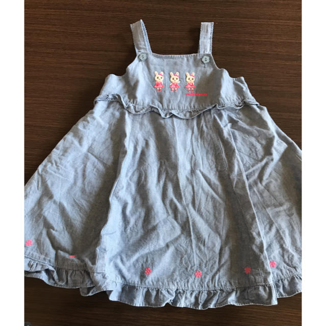 mikihouse(ミキハウス)のミキハウス ワンピース キッズ/ベビー/マタニティのキッズ服女の子用(90cm~)(ワンピース)の商品写真