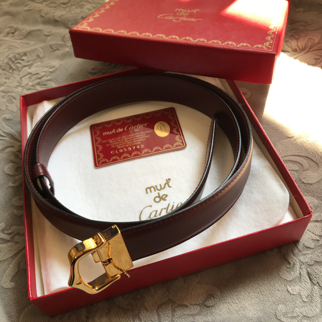 値下げしましたCARTIER カルティエ　メンズ　ベルト